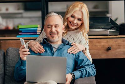 couple reviewing dental discount plans in Napa, CA