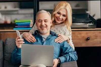 couple reviewing dental discount plans in Napa, CA